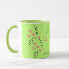 Sweet Hearts & Sunflowers Valentine's Day Mug マグカップ