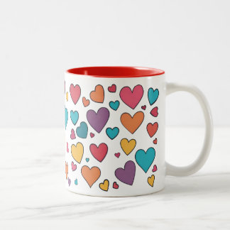 Sweet Hearts Valentine Two-Tone Mug ツートーンマグカップ