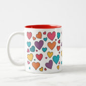 Sweet Hearts Valentine Two-Tone Mug ツートーンマグカップ (左)