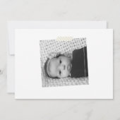 SWEET HELLO Birth Announcement //ゴールドフェイクフォイル 案内状 (裏面)