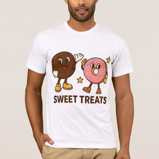 Sweet Heroes - Cookie & Dout's Delicious Adventure Tシャツ (正面)
