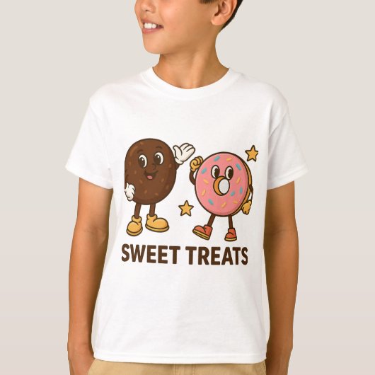 Sweet Heroes - Cookie & Dout's Delicious Adventure Tシャツ (正面)