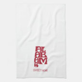 Sweet Home Alabama Crimson キッチンタオル (縦)