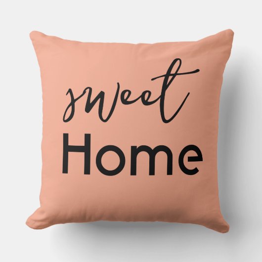 Sweet Home – Cozy Decorative Pillow  クッション (正面)