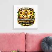 Sweet Honey | 箴言 16:24 キャンバス (インサイチュ (リビング))