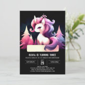 Sweet Horse 誕生日 招待状 (スタンド正面)