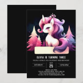 Sweet Horse Birthday 招待状 (正面/裏面)