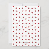 Sweet Hugging Sweethearts Valentine Card シーズンカード (裏面)