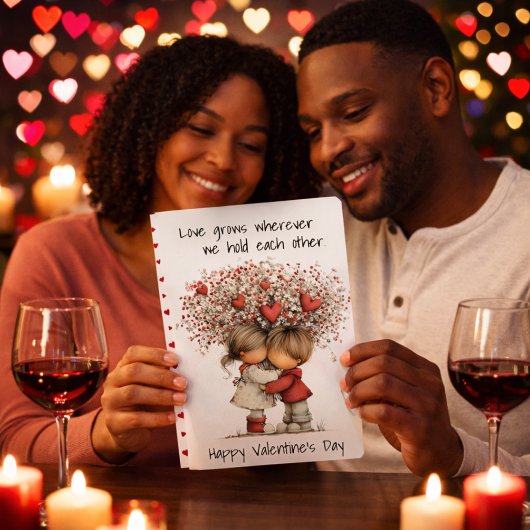 Sweet Hugging Sweethearts Valentine Card シーズンカード