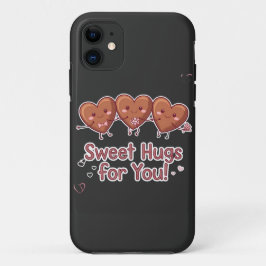 Sweet Hugs for You – かわいいバレンタインデーTシャツ iPhone 11 ケース