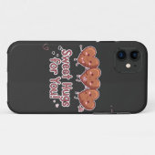 Sweet Hugs for You – かわいいバレンタインデーTシャツ Case-Mate iPhoneケース (裏面(横))