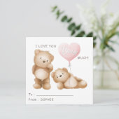 Sweet I Love You Beary Much Valentines Day シーズンカード (スタンド正面)