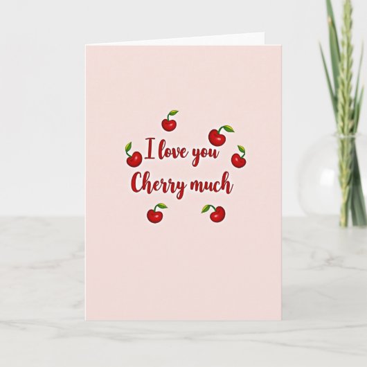 Sweet I Love You Cherry Much カード (正面)