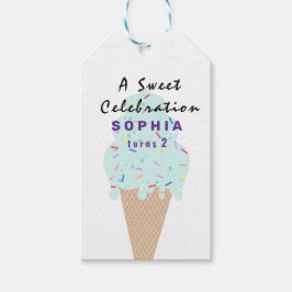 Sweet Ice Cream Birthday  ギフトタグ