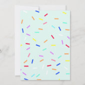 Sweet Ice Cream Birthday 招待状 (裏面)