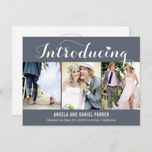 Sweet Introductionの結婚発表の失敗 ポストカード (正面/裏面)