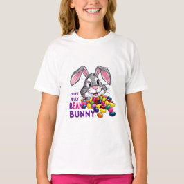 Sweet Jelly Bean Bunny! Girls' T-Shirt Tシャツ