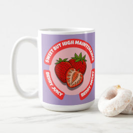 Sweet Juicy Strawberries Summer Fruit  コーヒーマグカップ