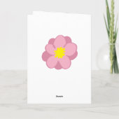 Sweet Kids Mother’s Day Baby Monkey カード (裏面)