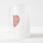 Sweet Kiss フロストグラスビールジョッキ (正面左)