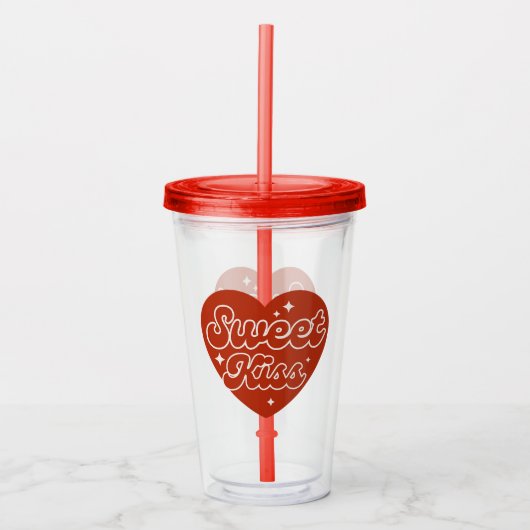 Sweet Kiss Acrylic Tumbler アクリルタンブラー (正面)