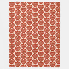 Sweet Kiss Fleece Blanket フリースブランケット