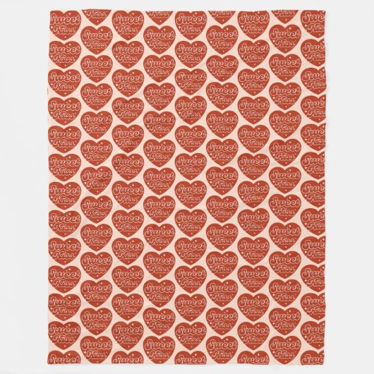 Sweet Kiss Fleece Blanket フリースブランケット (正面)