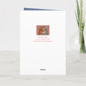 Sweet Kitten and Flowers Cancer Support カード (裏面)