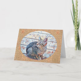 Sweet Kitten Cat アート Note Card カード