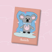 Sweet Koala Kid Valentine's Day Pin Button 缶バッジ