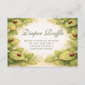 Sweet Ladybug Spring Diapper Raffle エンクロージャーカード (正面)