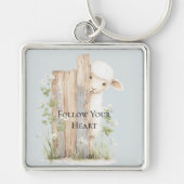 Sweet Lamb Flowers Gate キーホルダー (正面)