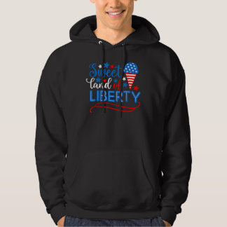 Sweet Land Of Liberty Of Liberty 7月4日Shirt Indepen パーカ