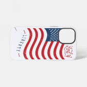 Sweet Land of Liberty Patriotic iPhone Case iPhoneケース (裏面横)