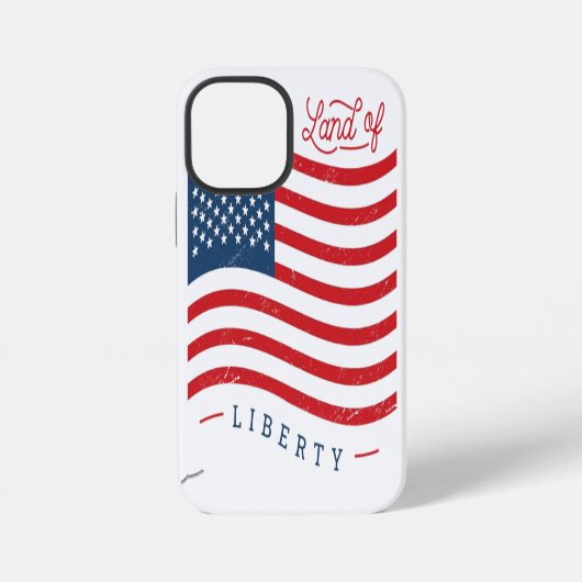 Sweet Land of Liberty Patriotic iPhone Case iPhoneケース (裏面)