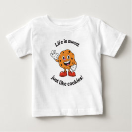 "Sweet Life Cookie Club" ベビーTシャツ