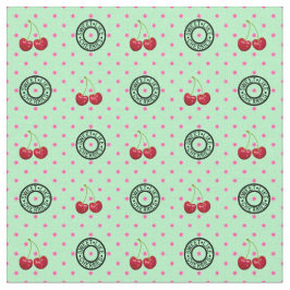 SWEET LIKEさくらんぼレトロヴィンテージパターン ファブリック