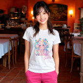 Sweet Like Candy Anime Girl Custom Name Tシャツ