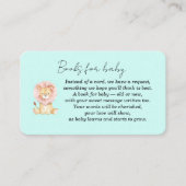 Sweet Lion Baby Shower Enclosure Card エンクロージャーカード (正面)