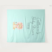 Sweet Lion Baby Shower Theme Party Backdrop タペストリー (正面(横))
