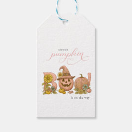 Sweet Little パッチパンプキンフラワーがやってくる ギフトタグ
