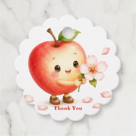 Sweet Little Apple ベビーシャワー フェイバータグ
