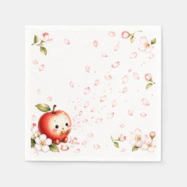 Sweet Little Apple Blossom ベビーシャワー スタンダードカクテルナプキン