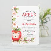 Sweet Little Apple Blossom ベビーシャワー 招待状 (スタンド正面)