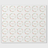 Sweet Little Bites Bakery Christmas ラッピングペーパー (フラット)