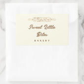 Sweet Little Bites Bakery Logo Sticker 長方形シール (バッグ)