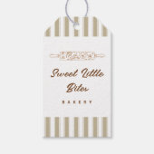 Sweet Little Bites Small Bakery Logo Sticker ギフトタグ (正面)