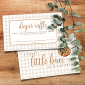 Sweet Little Bun in the Oven Neutral Diaper Raffle 名刺