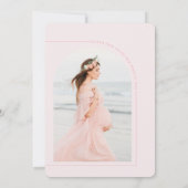 Sweet Little Bunny Baby Showerの写真 招待状 (裏面)