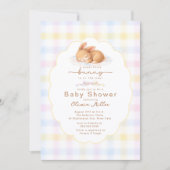 Sweet Little Bunny Baby Shower Invitation 招待状 (正面)